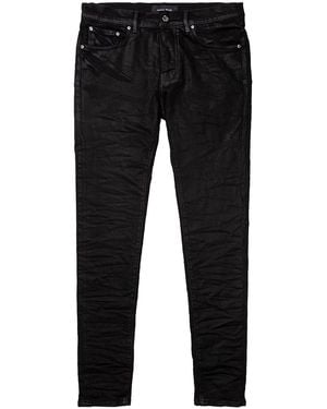 Purple Brand Slim Fit Jeans Low Rise With Slim Leg Midnight Oil" P001 Bmo" - Black