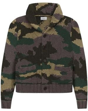 Rhude Cardigan "Camo" 7600000080915 00 Camo" - Black