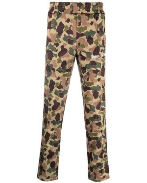 Palm Angels Classic Logo Track Trousers "Military" Pmca007F21Fab0115601" - Black
