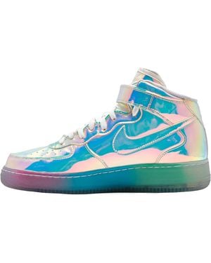 Nike Air Force 1 Mid "Iridescent Id) 779425 991" - Blue