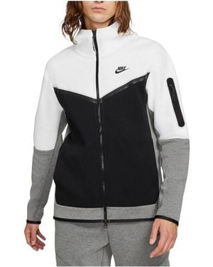 Nike Sportswear Tech Fleece Full-Zip Hoodie -Carbon Heather- Cu4489 101" - Black