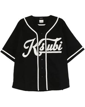 Ksubi Outfield Ss Jersey Mps26Ft010" - Black