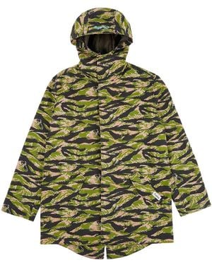 Oakley Parka Tnp Jacket "Tiger Camo" 412808 98T" - Green