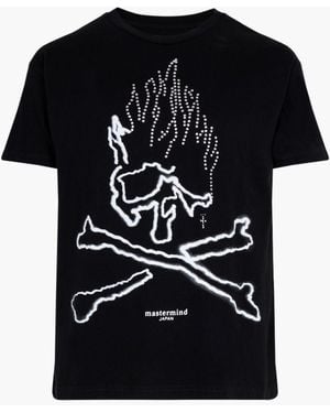 Travis Scott Skull T-shirt "cactus Jack X Mastermind" - Black