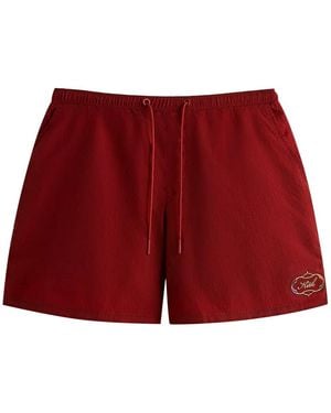 Kith Collins Swim Short Khm060350 619" - Red