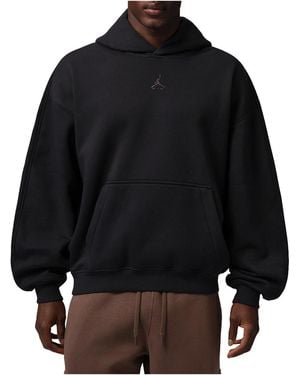Nike Brooklyn Oversized Fleece Pullover Hoodie Im8911 010" - Black