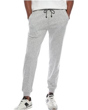 Brunello Cucinelli Drawstring Jogger Trousers "Pearl" Brun1209" - Black