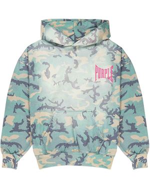 Purple Brand Faded Camo Hoodie 'Camo' P401-Mfca224" - Green