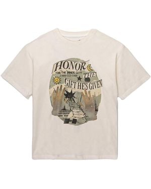 Honor The Gift He's Given T-Shirt Htg260212011 Whit" - Black