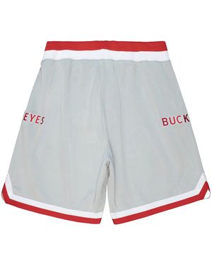 Mitchell & Ness Alternate Shorts "Ncaa Ohio State Buckeyes 1991" Ashr3452 Ost91Pppsilv" - Black