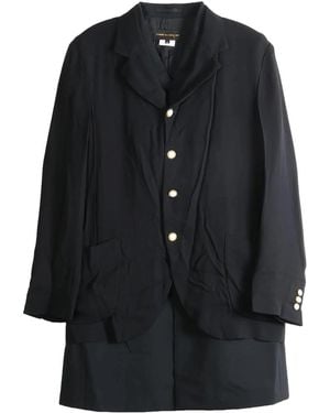 Comme des Garçons Back Logo Coach Jacket Gr J010 051" - Black