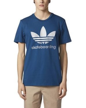 adidas Trefoil Clima 3.0 T-Shirt "Legend Ink" Br4993" - Blue