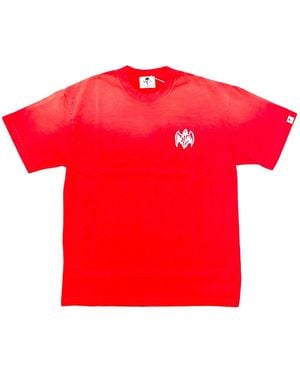 Warren Lotas Lie Cheat Steal Short Sleeve T-Shirt Wl043" - Red