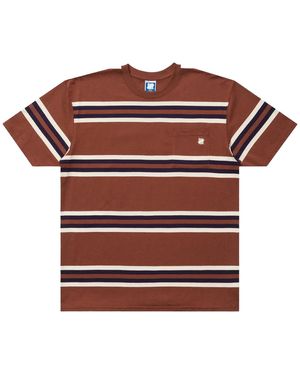 Undefeated Summer Stripe T-Shirt "Clay" Mo788H2I" - Black