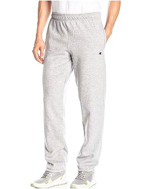 Champion Powerblend Fleece Relaxed Bottom Trousers "Oxford" Cp0894 806" - Black