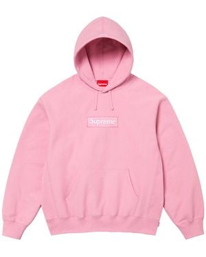 Supreme Box Logo Hooded Sweatshirt "Fw24 Dusty" Su926" - Pink