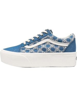 Vans Old Skool Stackform Vn0A7Q5Mblu" - Blue