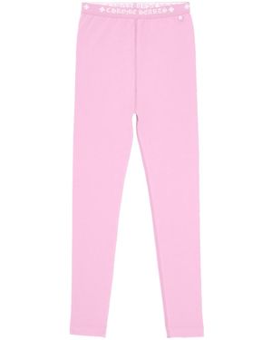 Chrome Hearts Logo Leggings Chrm1082" - Black