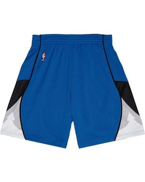 Mitchell & Ness Road Shorts Timberwolves 2015 "Magic" Smsh4456 Mti15Pppmgbl" - Blue