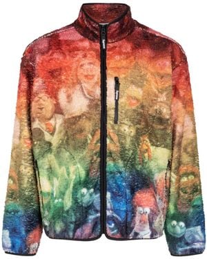 Supreme Muppets Fleece Jacket "Ss24" Su329" - Green