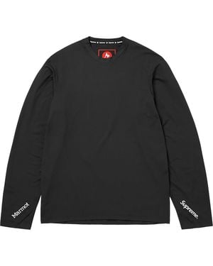 Supreme Marmot Base Layer Long Sleeve T-Shirt "Fw25 - Blue
