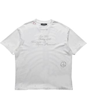 Boredom Kills Tomorrow T-Shirt Bk029" - White