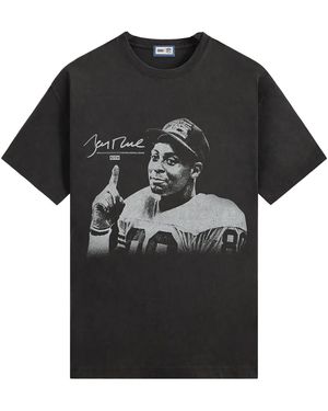 Kith Jerry Rice Vintage Jones T-Shirt Khm033959 001" - Black
