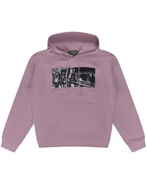 DENIM TEARS Srca Graphic 1 Hoodie Dt668" - Purple