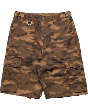 Ksubi Troop Cargo Short "Sand Camo" Ksu013" - Black