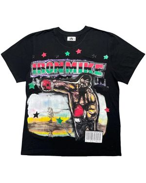 Barriers King Phade Iron Mike Logo Short Sleeve T-Shirt Bar44" - Black