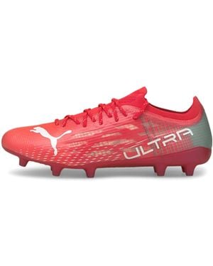 PUMA Ultra 1.3 Fg/Ag Football Boots Soccer Shoes - Red