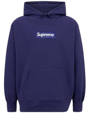 Supreme Box Logo Hoodie "Fw21" Su11224" - Blue