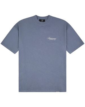 Represent Owners Club Script T-Shirt "Dusty" Ocm41201 08" - Blue