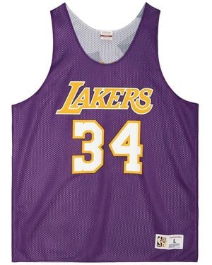 Mitchell & Ness Reversible Mesh Tank "Lakers S" Tmtk3208 Lalyysonpurp" - Purple