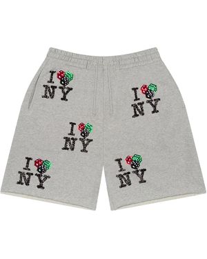 DENIM TEARS Cee-Lo Ny Sweat Short Dt345" - Black