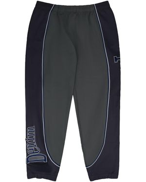 DENIM TEARS Side Logo Track Trousers Dt714" - Black