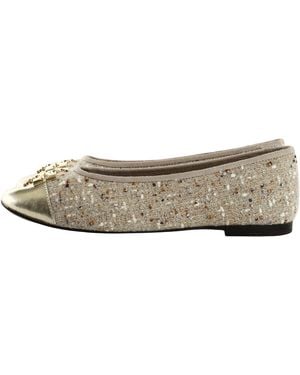 Tory Burch Charlie Ballet Flats "Light 190158 253" - Black