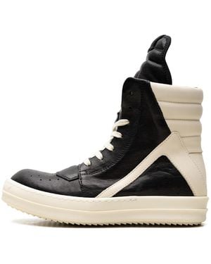 Rick Owens Hollywood Geobasket Trainer High Milk" Rp01E7894 Lco 911" - Black