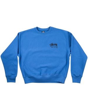 Stussy New York Chapter Crewneck Stus328" - Blue