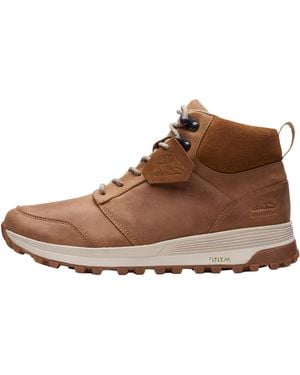 Clarks Atl Trek Up Waterproof "Tan Leather" 26168376" - Brown