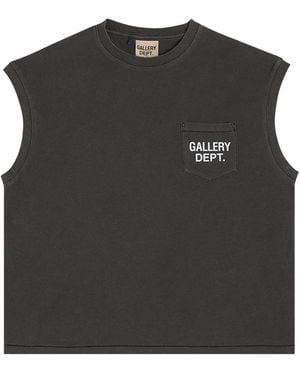GALLERY DEPT. Augi Sleeveless T-Shirt "Vintage" Gd409" - Black