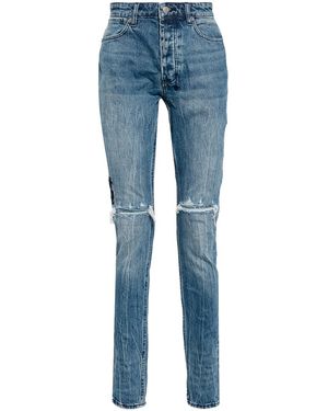 Ksubi Van Winkle Bluuu Denim Jeans Mps24Dj018" - Black