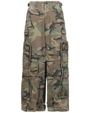 Vetements Merged Cargo Trousers Mh27Cp094" - Black