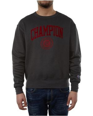 Champion Heritage Fleece Crewneck Sweatshirt Scarf" S1230" - Black