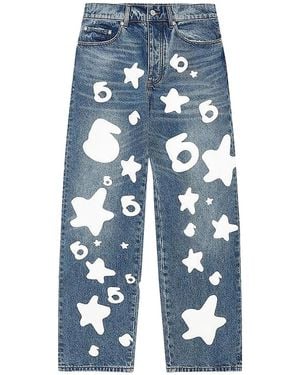 Sp5der Beluga Jeans "Washed" 315" - Black