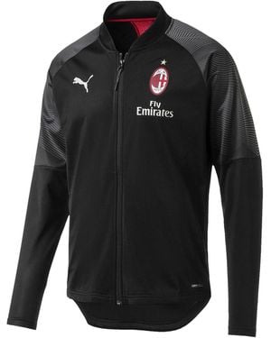 PUMA Ac Milan Stadium Poly Jacket Tango" 754864 01" - Black