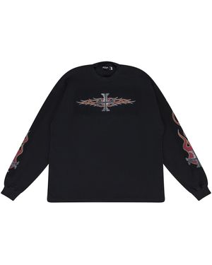 Greedy Unit Screw Thermal L/S T-Shirt Gut Mtps 0006" - Black