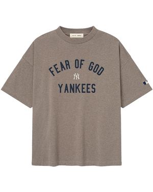 Fear Of God Mlb 90' Fit T-Shirt New York 125Ml254012F" - Black
