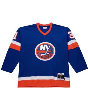 Mitchell & Ness Nhl Dark Jersey Islanders 1982 Billy Smith Jy8998 Nyiblue"