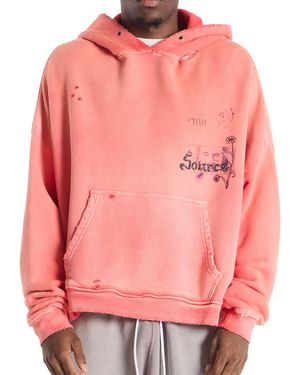 PALY Source Family Hooded Sweatshirt 4U003Q3009Org" - Pink